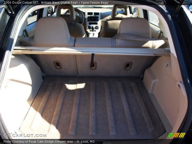 Brilliant Black Crystal Pearl / Pastel Pebble Beige 2009 Dodge Caliber SXT
