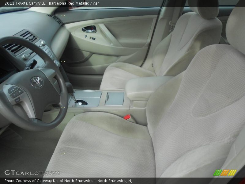 Barcelona Red Metallic / Ash 2011 Toyota Camry LE