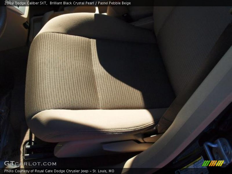 Brilliant Black Crystal Pearl / Pastel Pebble Beige 2009 Dodge Caliber SXT