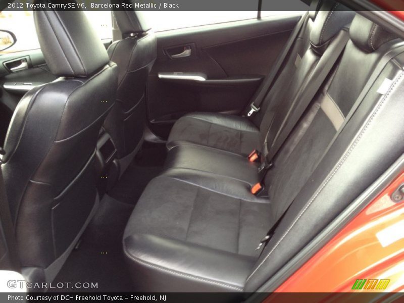 Barcelona Red Metallic / Black 2012 Toyota Camry SE V6