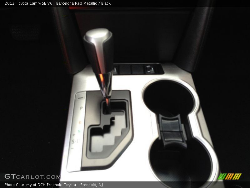 Barcelona Red Metallic / Black 2012 Toyota Camry SE V6