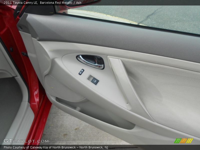 Barcelona Red Metallic / Ash 2011 Toyota Camry LE