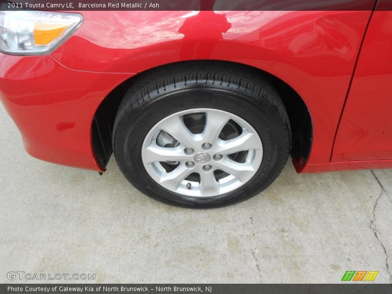 Barcelona Red Metallic / Ash 2011 Toyota Camry LE