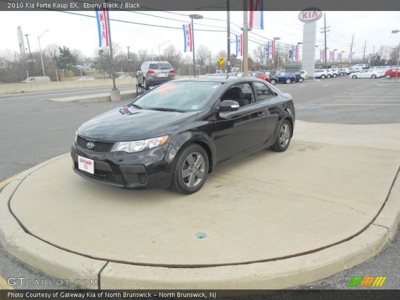 Ebony Black / Black 2010 Kia Forte Koup EX
