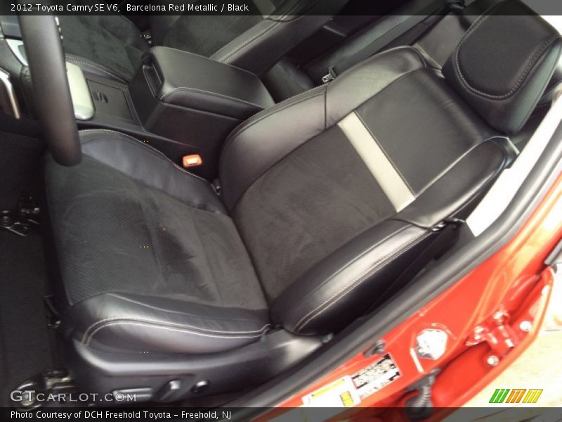 Barcelona Red Metallic / Black 2012 Toyota Camry SE V6