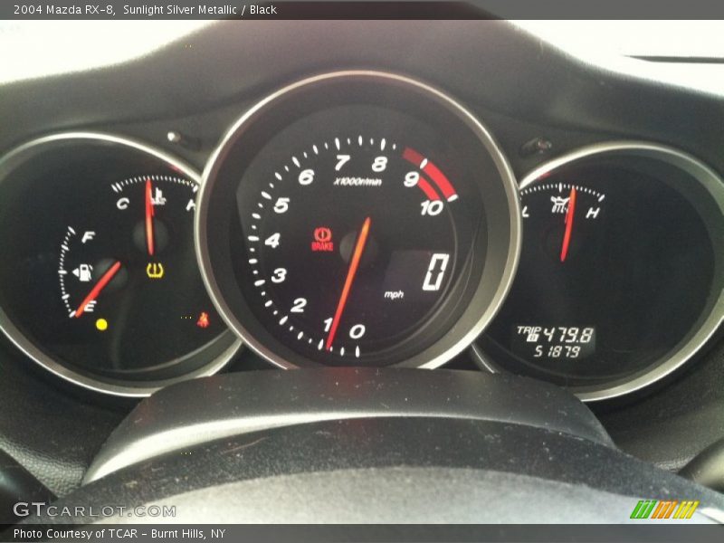 Sunlight Silver Metallic / Black 2004 Mazda RX-8