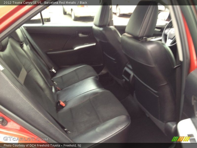 Barcelona Red Metallic / Black 2012 Toyota Camry SE V6