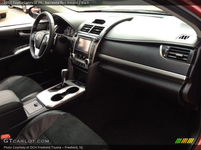 Barcelona Red Metallic / Black 2012 Toyota Camry SE V6
