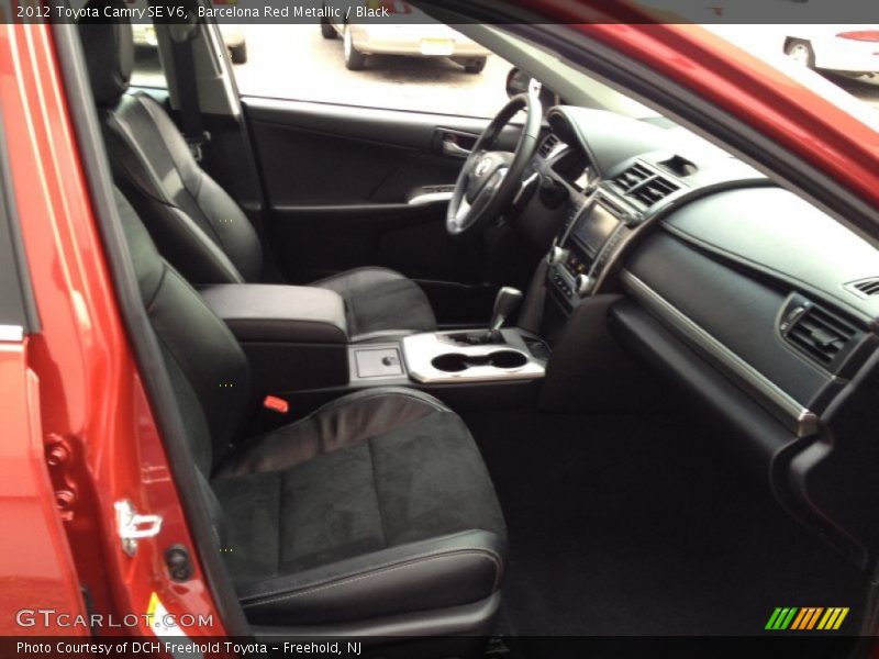 Barcelona Red Metallic / Black 2012 Toyota Camry SE V6
