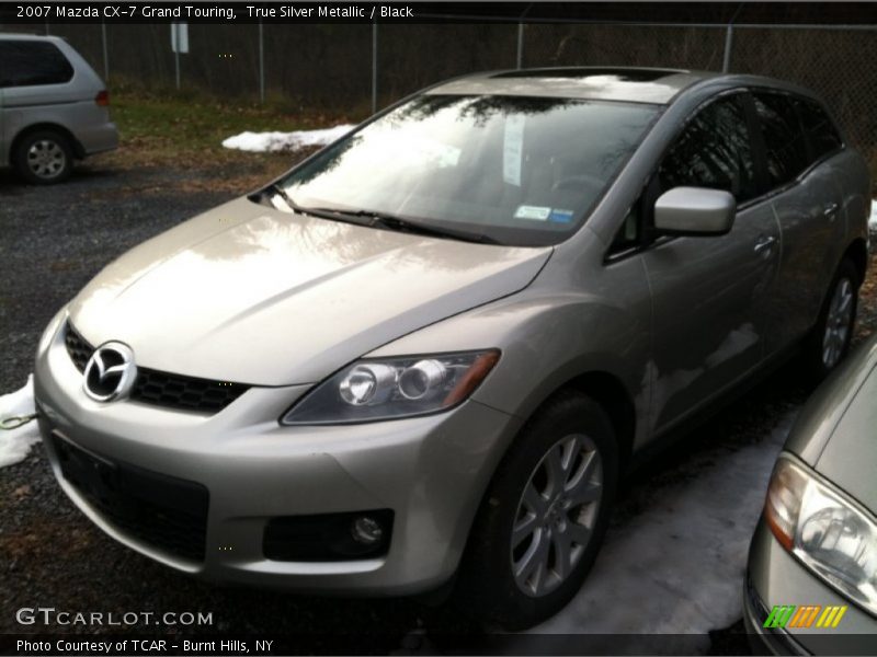 True Silver Metallic / Black 2007 Mazda CX-7 Grand Touring