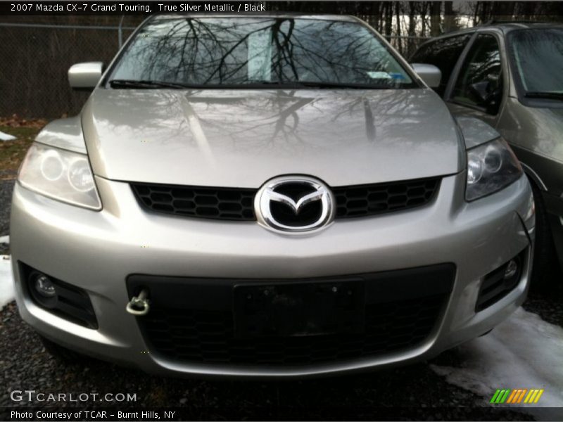 True Silver Metallic / Black 2007 Mazda CX-7 Grand Touring