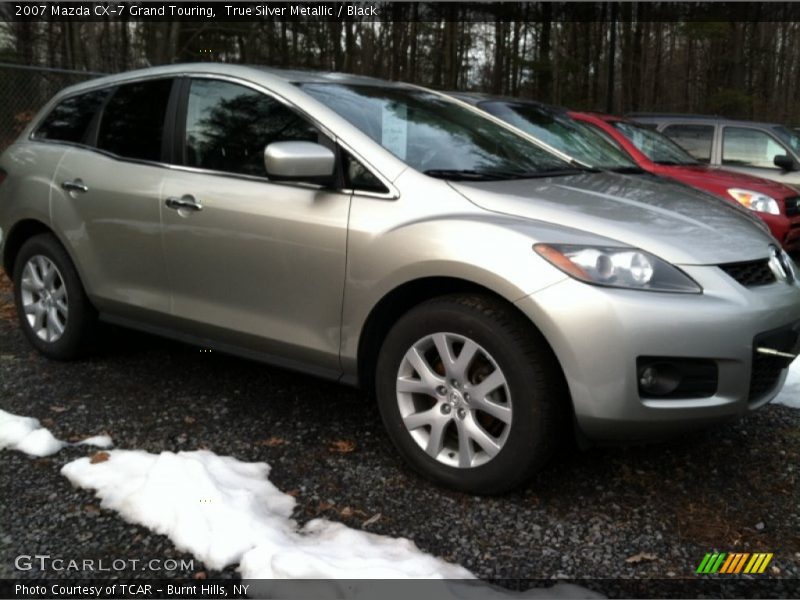 True Silver Metallic / Black 2007 Mazda CX-7 Grand Touring