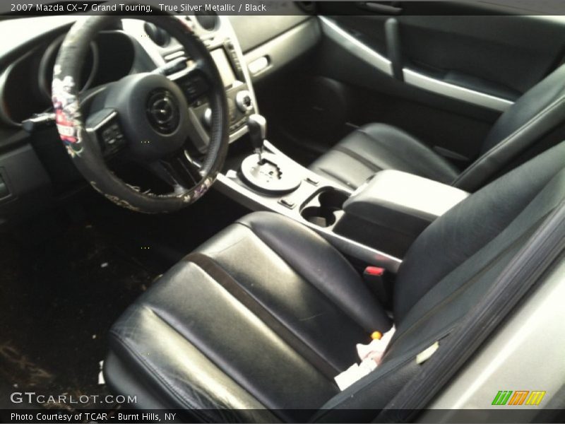 True Silver Metallic / Black 2007 Mazda CX-7 Grand Touring