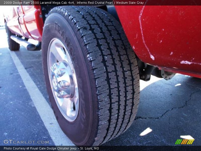 Inferno Red Crystal Pearl / Medium Slate Gray 2009 Dodge Ram 2500 Laramie Mega Cab 4x4