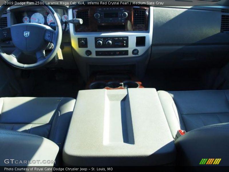 Inferno Red Crystal Pearl / Medium Slate Gray 2009 Dodge Ram 2500 Laramie Mega Cab 4x4