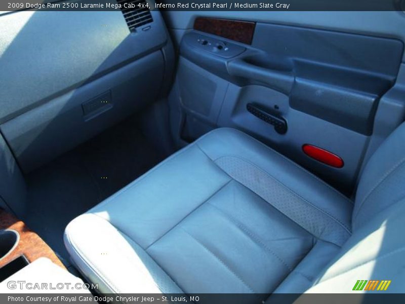 Inferno Red Crystal Pearl / Medium Slate Gray 2009 Dodge Ram 2500 Laramie Mega Cab 4x4