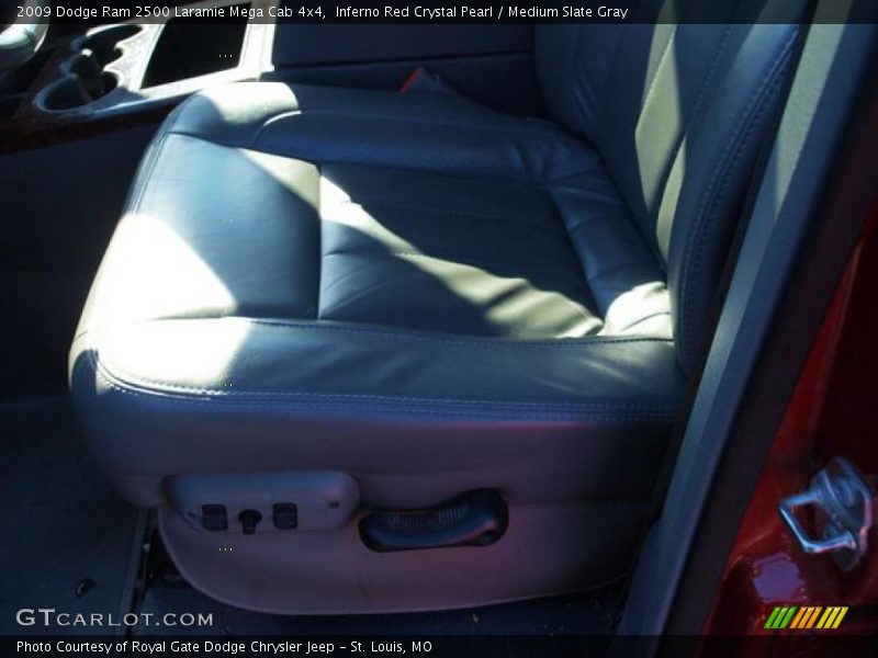 Inferno Red Crystal Pearl / Medium Slate Gray 2009 Dodge Ram 2500 Laramie Mega Cab 4x4