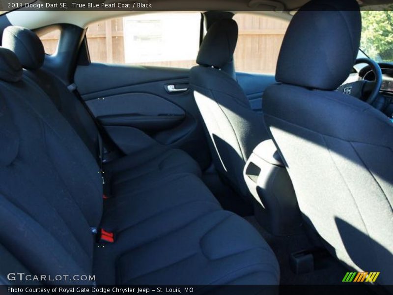 True Blue Pearl Coat / Black 2013 Dodge Dart SE