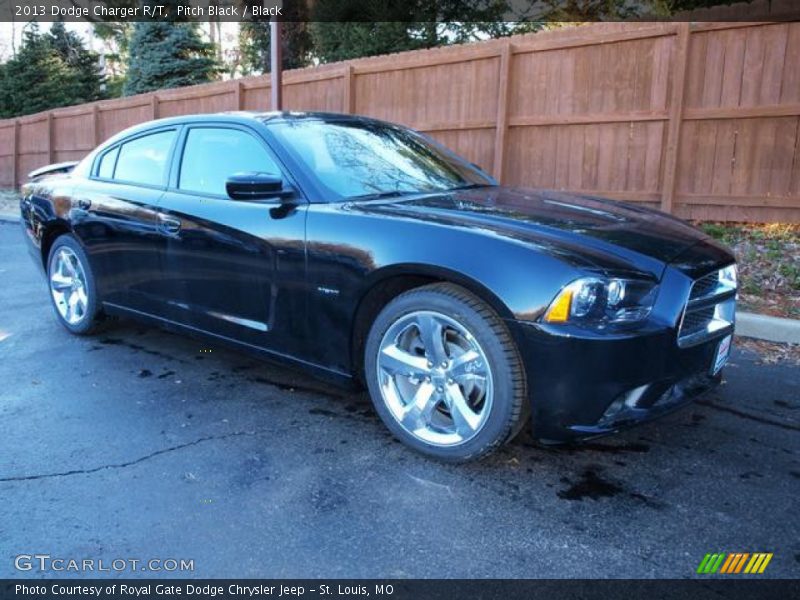 Pitch Black / Black 2013 Dodge Charger R/T