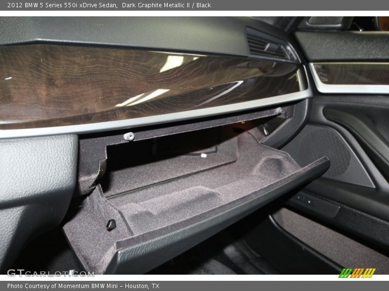 Dark Graphite Metallic II / Black 2012 BMW 5 Series 550i xDrive Sedan