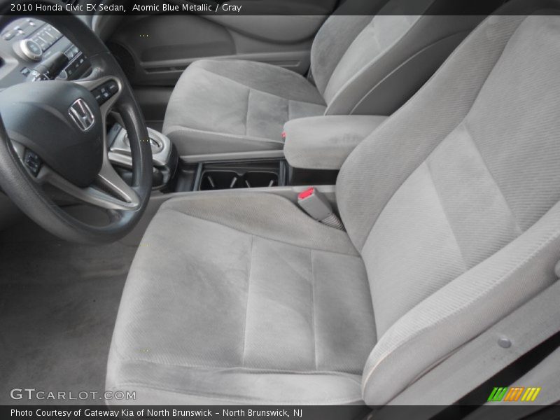 Atomic Blue Metallic / Gray 2010 Honda Civic EX Sedan