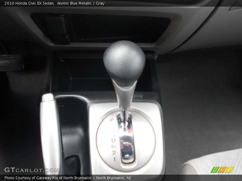 Atomic Blue Metallic / Gray 2010 Honda Civic EX Sedan