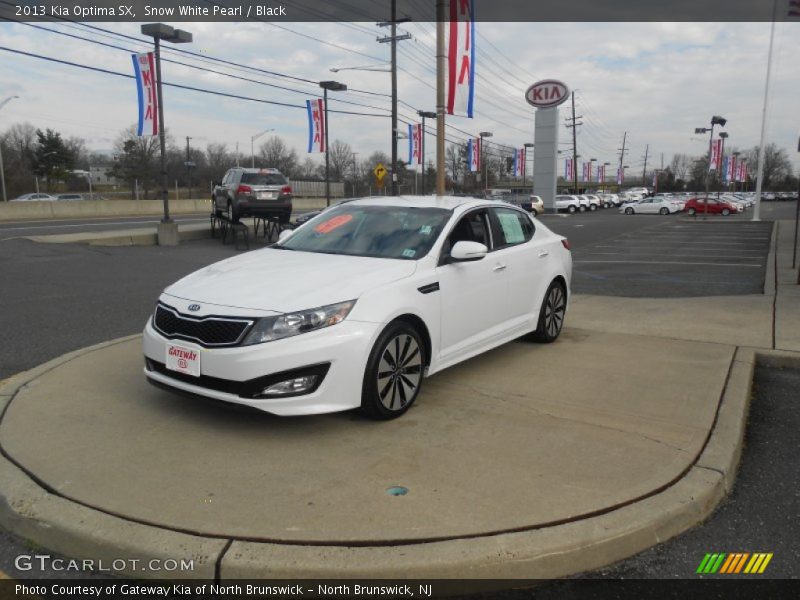 Snow White Pearl / Black 2013 Kia Optima SX