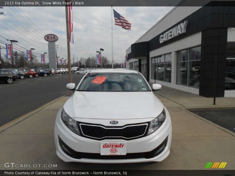 Snow White Pearl / Black 2013 Kia Optima SX