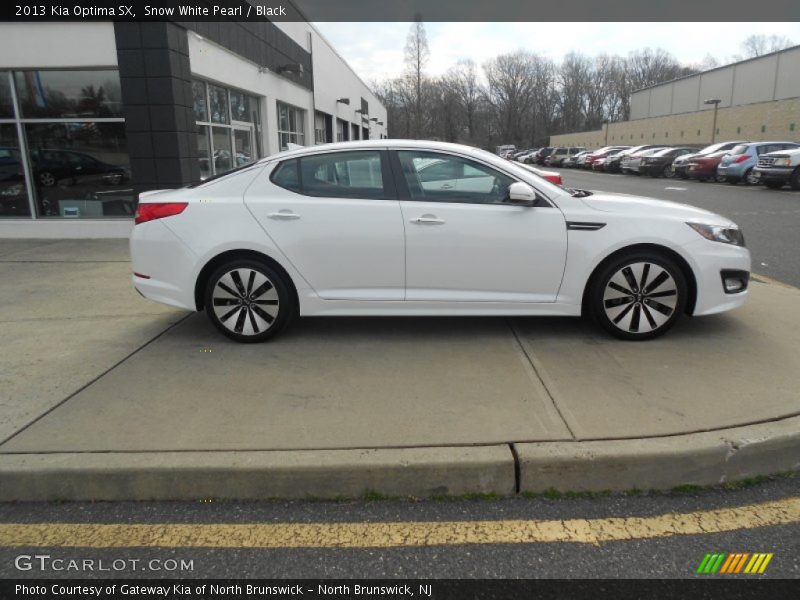 Snow White Pearl / Black 2013 Kia Optima SX