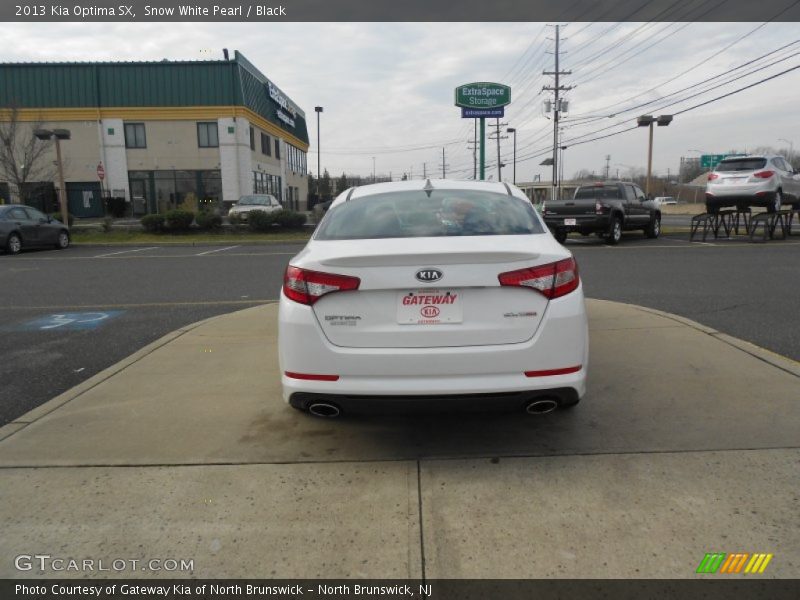 Snow White Pearl / Black 2013 Kia Optima SX