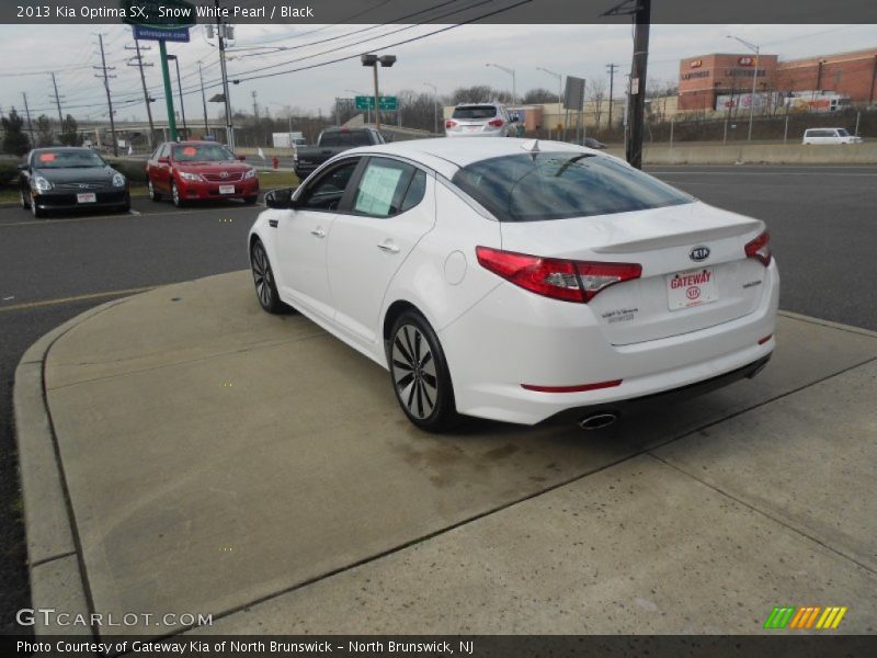 Snow White Pearl / Black 2013 Kia Optima SX