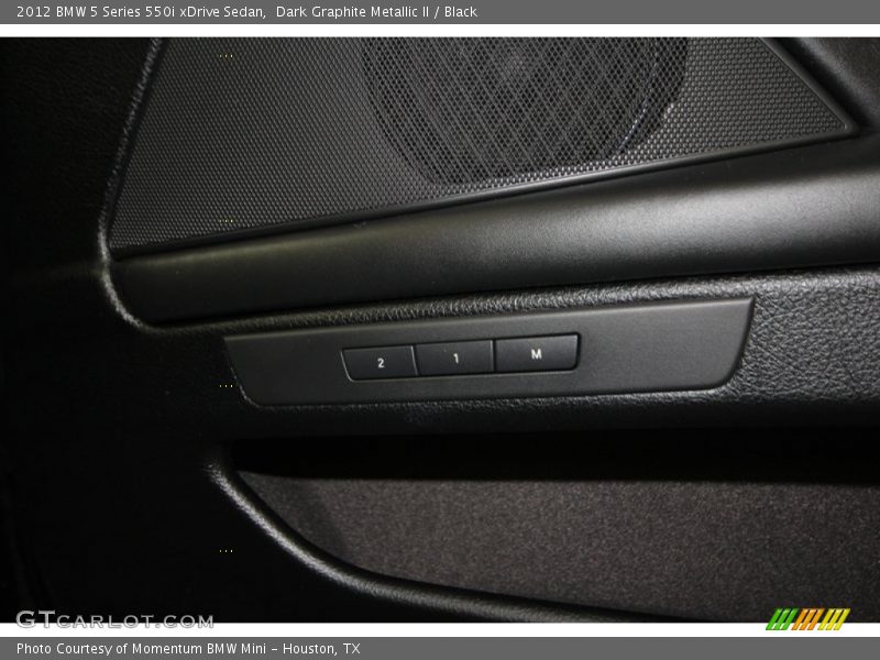 Dark Graphite Metallic II / Black 2012 BMW 5 Series 550i xDrive Sedan