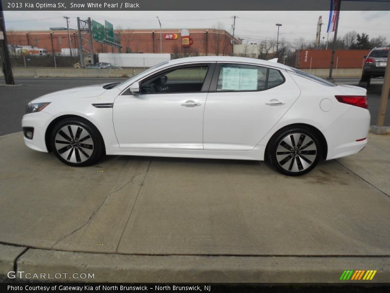 Snow White Pearl / Black 2013 Kia Optima SX