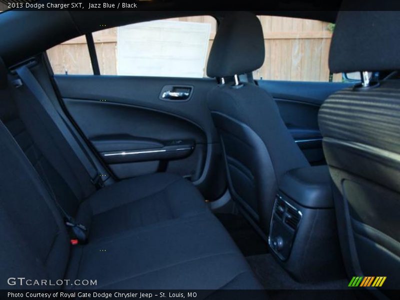 Jazz Blue / Black 2013 Dodge Charger SXT