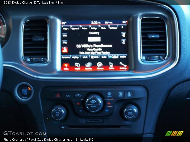 Jazz Blue / Black 2013 Dodge Charger SXT