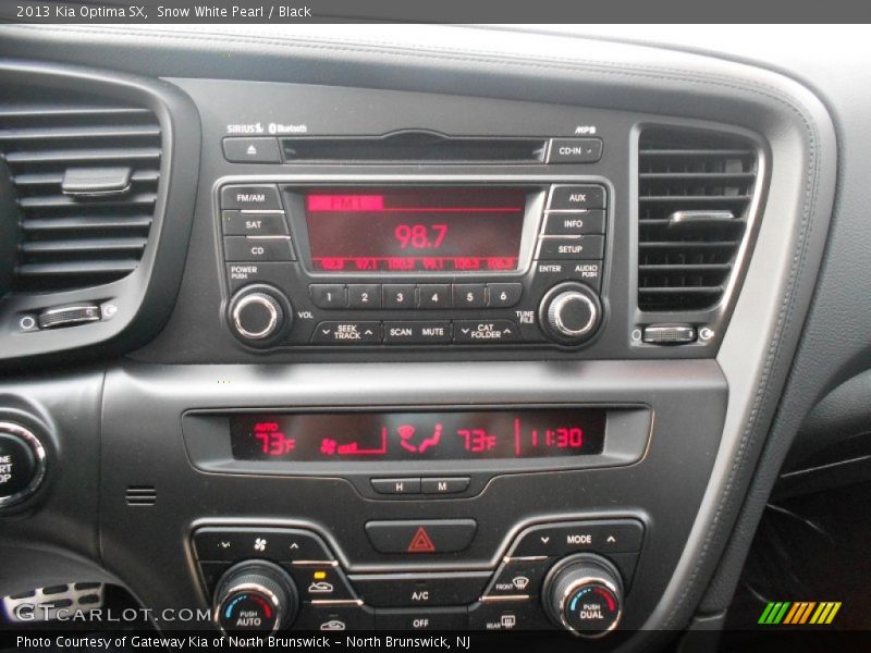Snow White Pearl / Black 2013 Kia Optima SX
