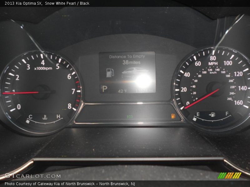 Snow White Pearl / Black 2013 Kia Optima SX