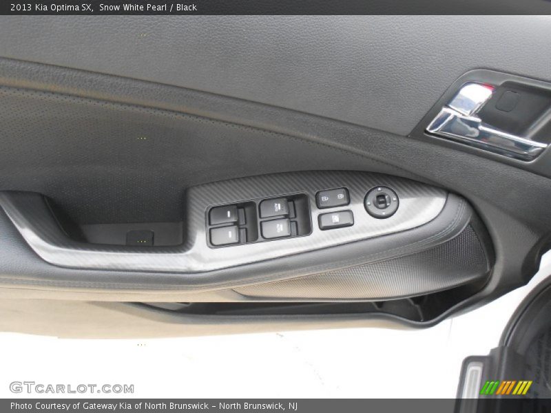 Snow White Pearl / Black 2013 Kia Optima SX