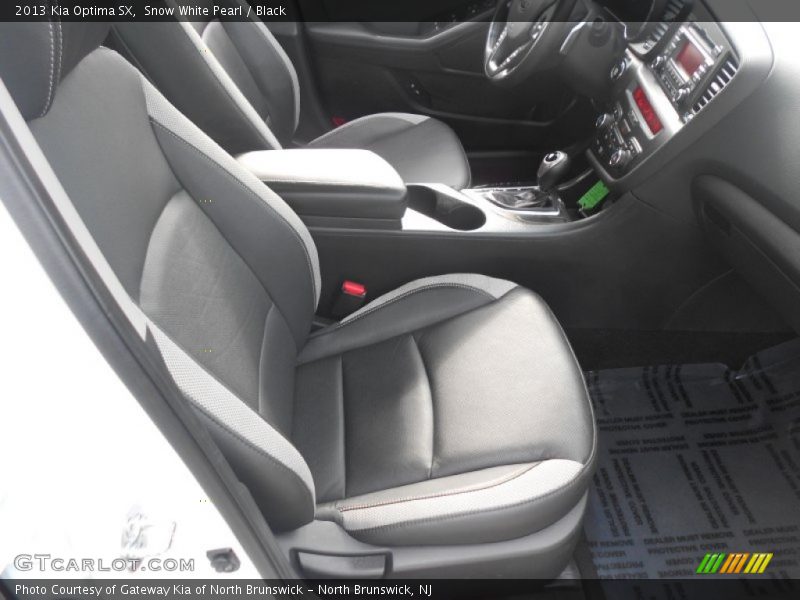 Snow White Pearl / Black 2013 Kia Optima SX