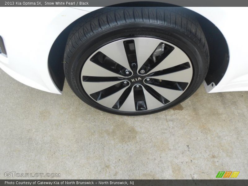 Snow White Pearl / Black 2013 Kia Optima SX