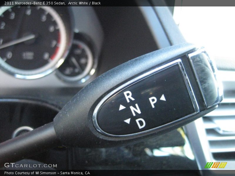 Arctic White / Black 2011 Mercedes-Benz E 350 Sedan