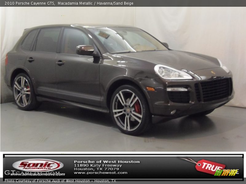 Macadamia Metallic / Havanna/Sand Beige 2010 Porsche Cayenne GTS