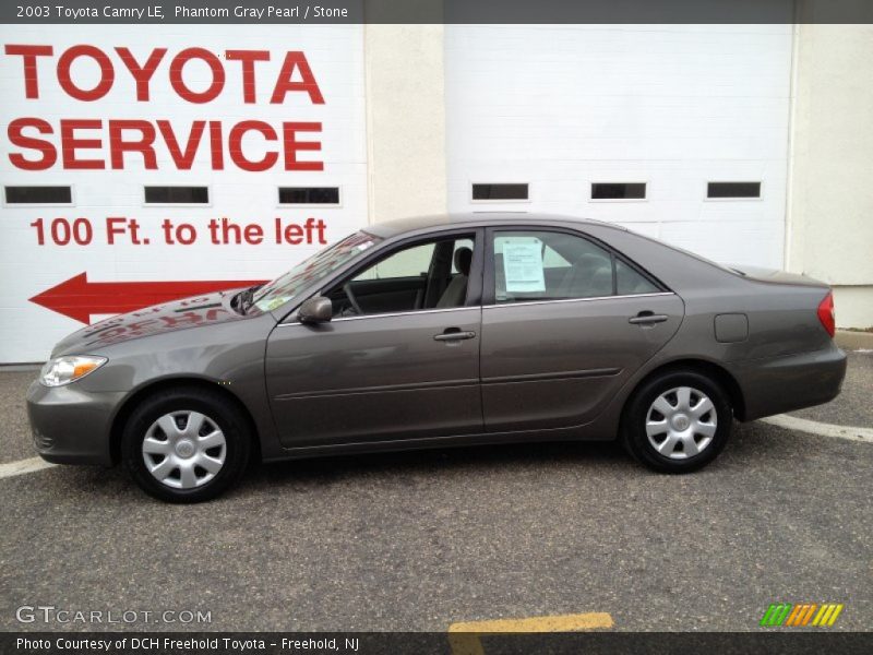 Phantom Gray Pearl / Stone 2003 Toyota Camry LE