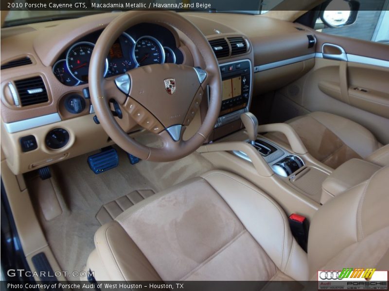 Macadamia Metallic / Havanna/Sand Beige 2010 Porsche Cayenne GTS