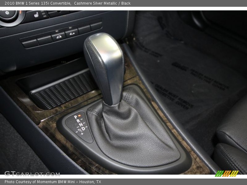Cashmere Silver Metallic / Black 2010 BMW 1 Series 135i Convertible