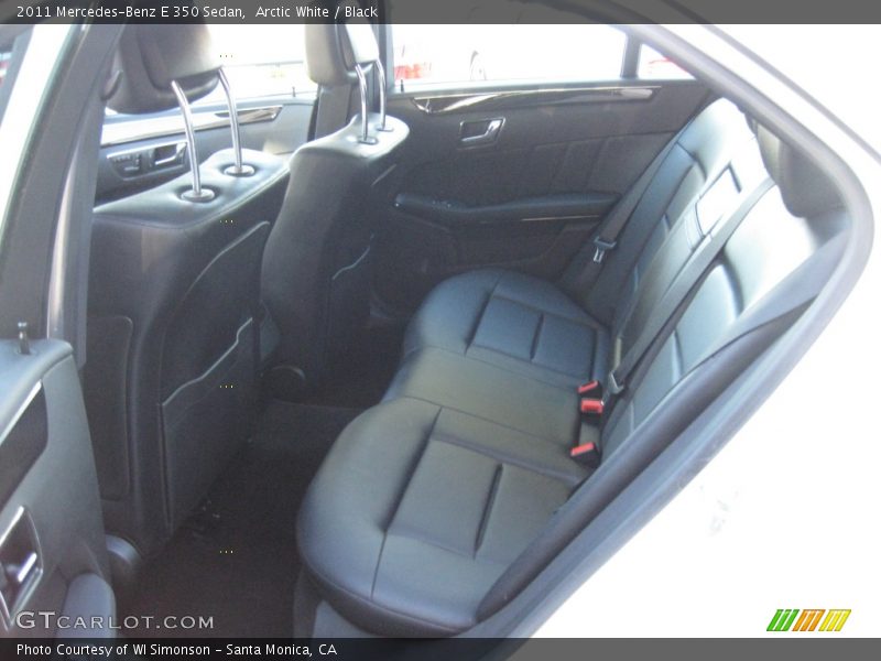 Arctic White / Black 2011 Mercedes-Benz E 350 Sedan