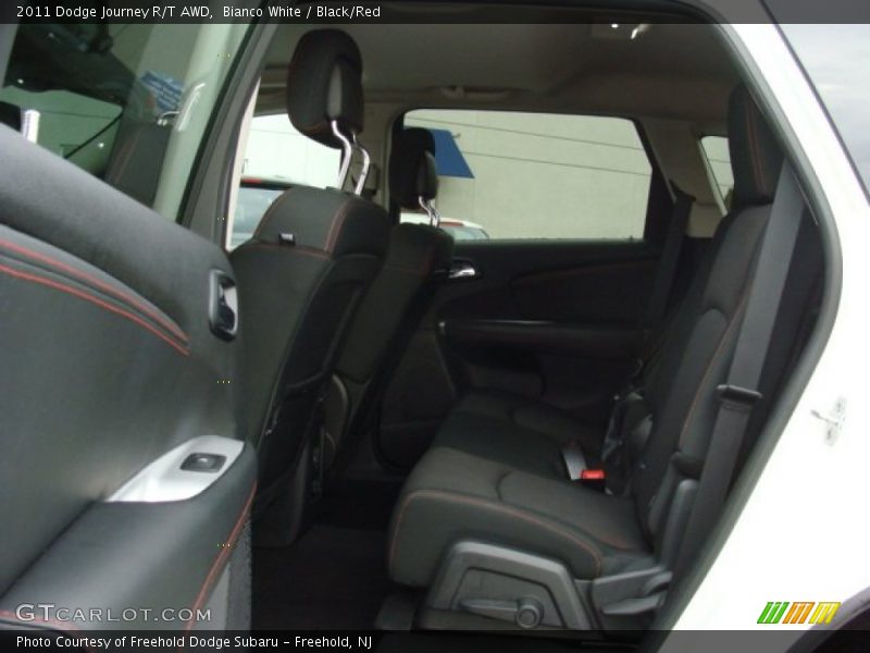 Bianco White / Black/Red 2011 Dodge Journey R/T AWD