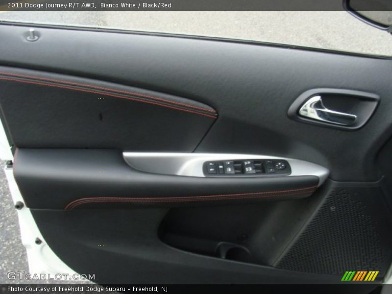 Bianco White / Black/Red 2011 Dodge Journey R/T AWD