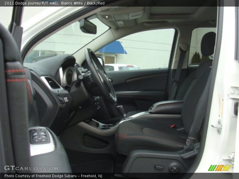 Front Seat of 2011 Journey R/T AWD
