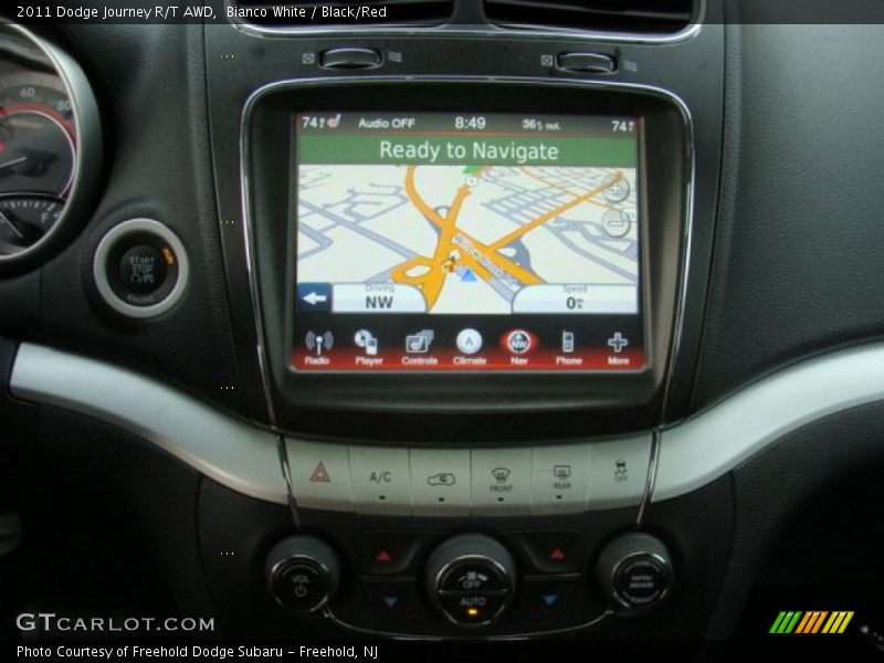 Navigation of 2011 Journey R/T AWD